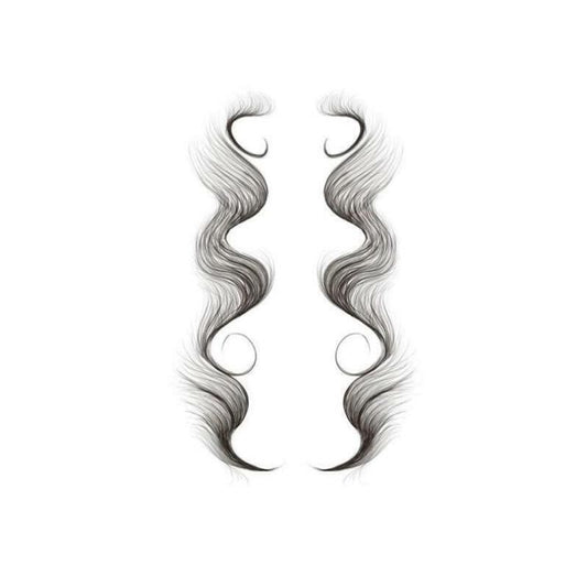 Hairline Edge Tattoo Stickers - Curly Fringe Decals for Women Styling - 1 V528-XY00410-LHKS01-992735