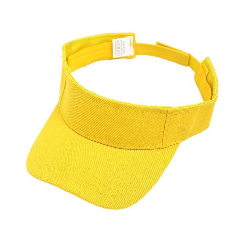 Women Adjustable UV Protection Sport Visor Cap Beach Sun Hat New Stylish Design - White V528-XY00662-WHITE-431696