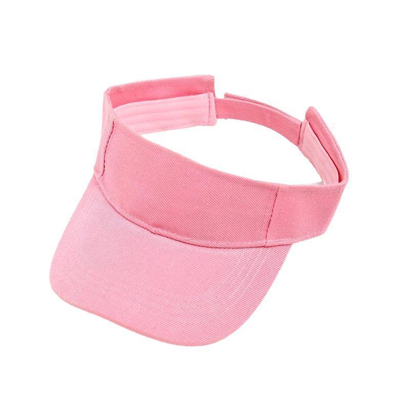 Women Adjustable UV Protection Sport Visor Cap Beach Sun Hat New Stylish Design - Blue V528-XY00663-BLUE-679963