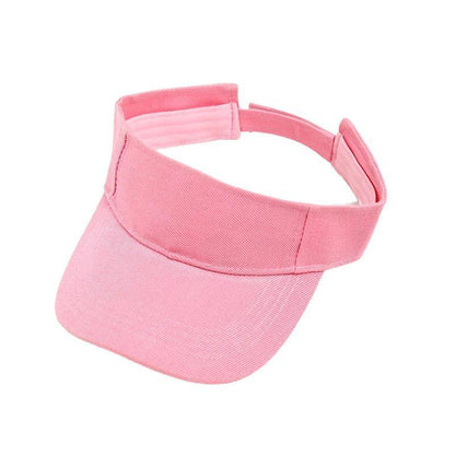 Women Adjustable UV Protection Sport Visor Cap Beach Sun Hat New Stylish Design - Wine Red V528-XY00667-BURGUNDY-381605