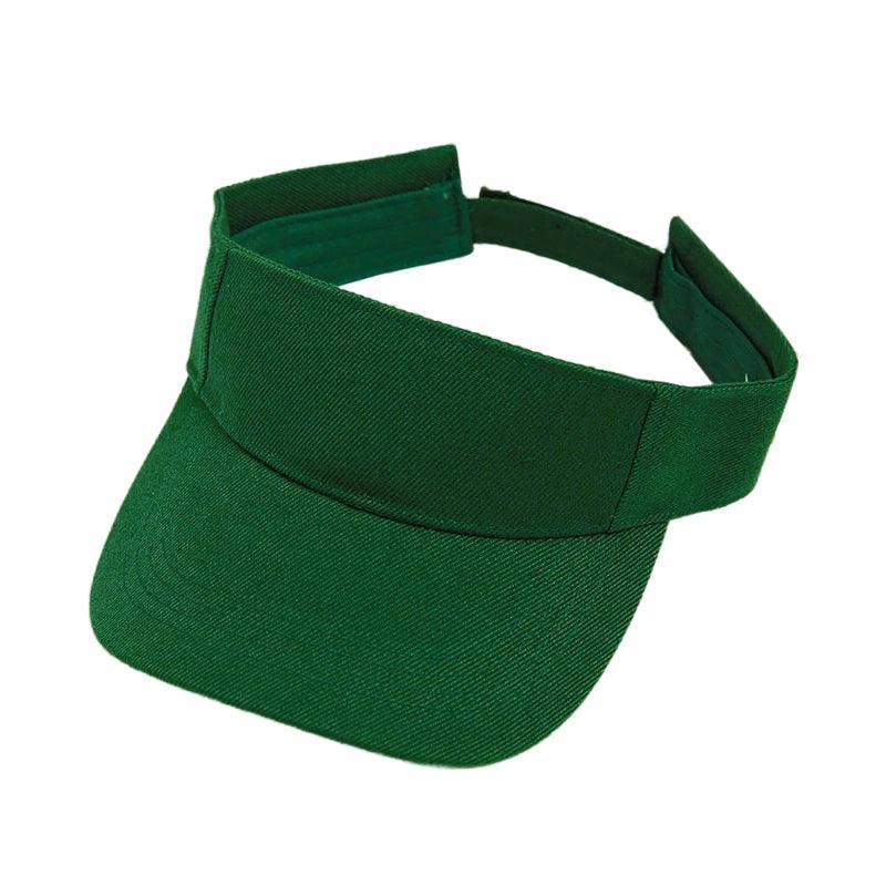 Women Adjustable UV Protection Sport Visor Cap Beach Sun Hat New Stylish Design - Green V528-XY00668-GREEN-441478