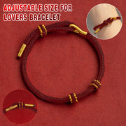 Hand-woven Knotted Red Rope Adjustable Size For Lovers Bracelet Jewelry Gifts V528-XY00722-XLHSW-665226