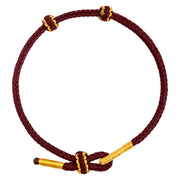 Hand-woven Knotted Red Rope Adjustable Size For Lovers Bracelet Jewelry Gifts V528-XY00722-XLHSW-665226