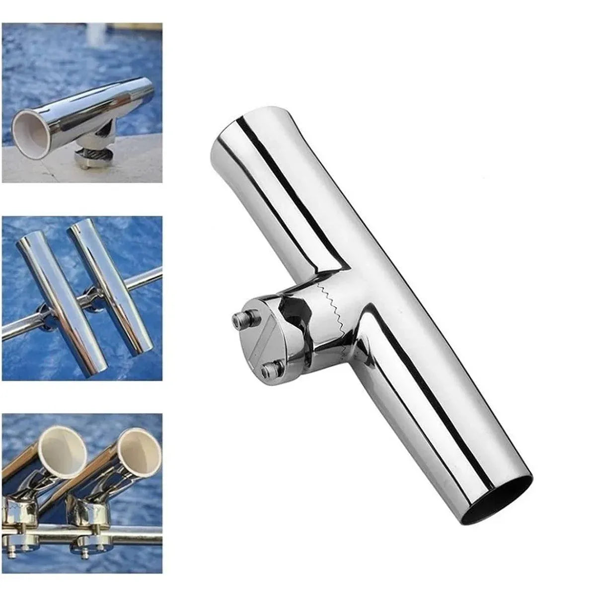 Fishing Rod Tubes Holders Grippers for Boat and Outdoor Fishing Rod Storage - 19mm-25mm V528-YACHT-ROD-HOLDER-19-25MM-175076