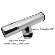 Fishing Rod Tubes Holders Grippers for Boat and Outdoor Fishing Rod Storage - 22mm-32mm V528-YACHT-ROD-HOLDER-22-32MM-177960