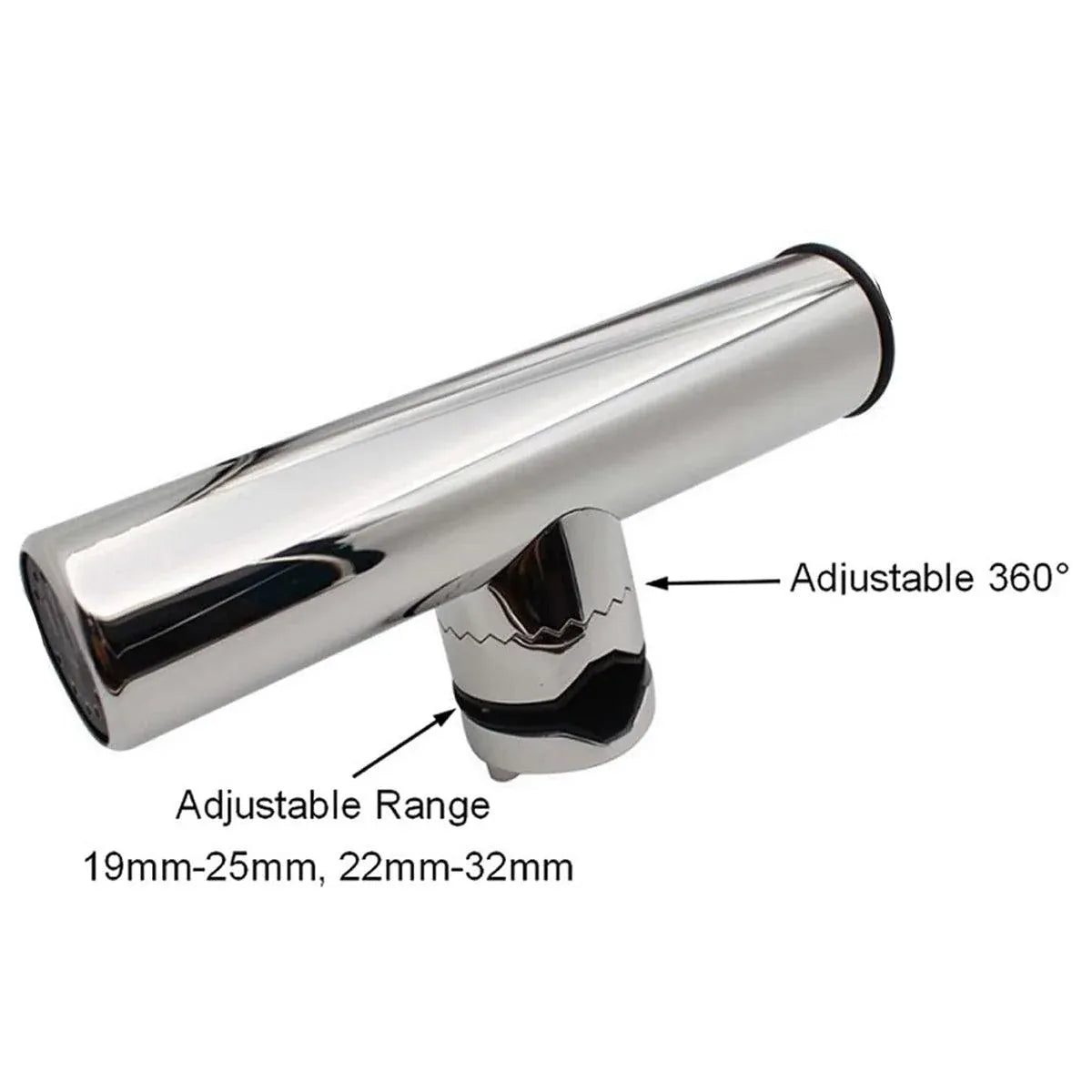 Fishing Rod Tubes Holders Grippers for Boat and Outdoor Fishing Rod Storage - 22mm-32mm V528-YACHT-ROD-HOLDER-22-32MM-177960