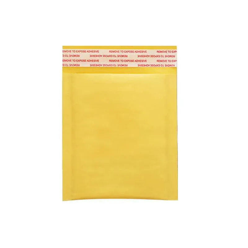 25PCS Poly Bubble Mailer Yellow Colour Multi-Size Plastic Padded Bag - 25PCS-13*23CM V528-YEBUBBLE-25PCS-13-23-868871