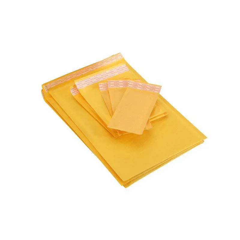 25PCS Poly Bubble Mailer Yellow Colour Multi-Size Plastic Padded Bag - 25PCS-13*23CM V528-YEBUBBLE-25PCS-13-23-868871