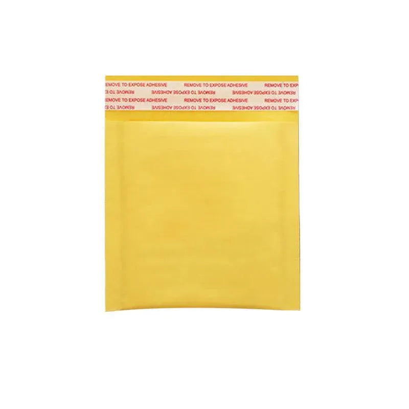 25PCS Poly Bubble Mailer Yellow Colour Multi-Size Plastic Padded Bag - 25PCS-18*18CM V528-YEBUBBLE-25PCS-18-18-955426