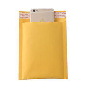25PCS Poly Bubble Mailer Yellow Colour Multi-Size Plastic Padded Bag - 25PCS-18*18CM V528-YEBUBBLE-25PCS-18-18-955426