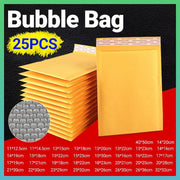 25PCS Poly Bubble Mailer Yellow Colour Multi-Size Plastic Padded Bag - 25PCS-23*29CM V528-YEBUBBLE-25PCS-23-29-607728