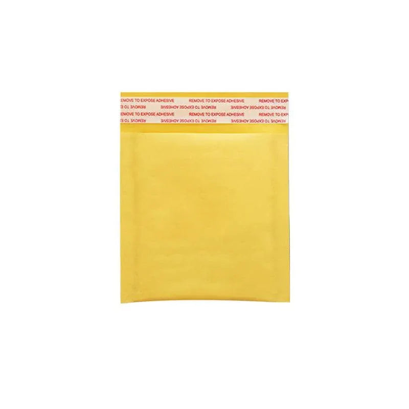 25PCS Poly Bubble Mailer Yellow Colour Multi-Size Plastic Padded Bag - 25PCS-11*12.5CM V528-YEBUBBLE25PCS-11-125-101227