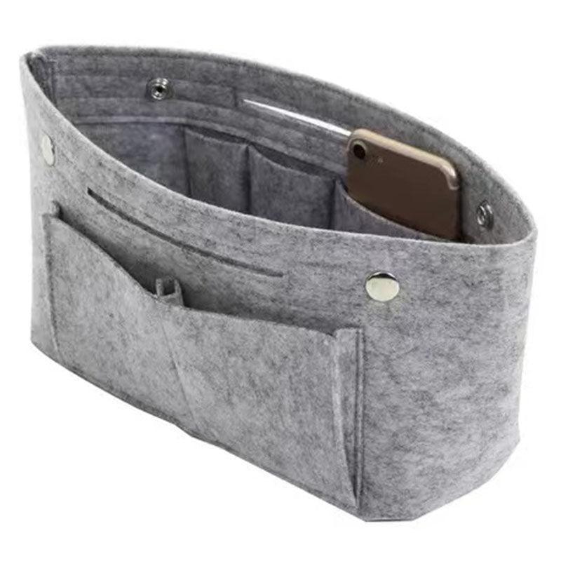 Travel Organiser Handbag Felt Bag Tote Insert Liner Purse Pouch Women 25*16*9Cm - Yellow V528-YECOLOUR-YELLOW89813