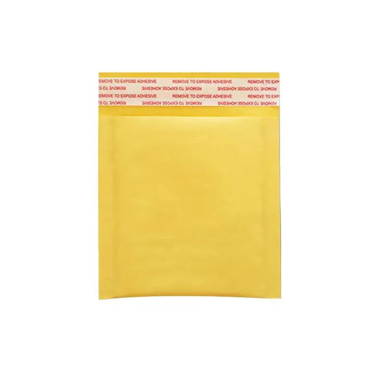 25PCS Poly Bubble Mailer Yellow Colour Multi-Size Plastic Padded Bag - 25PCS-20*21CM V528-YELLOW-BUBBLE-25PCS-20-21-669382