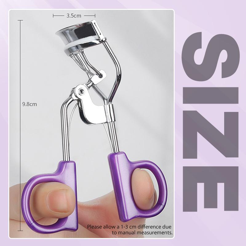 Portable Eyelash Curler Wide Angle Grip for Long Lasting Lifted Lashes V528-YL-PURPLE-3903