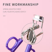 Portable Eyelash Curler Wide Angle Grip for Long Lasting Lifted Lashes V528-YL-PURPLE-3903