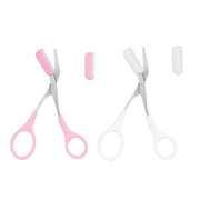 Eyebrow Trimmer Grooming Scissors Eyelash Thinning Shears Comb Brow Shaping Tool - Pink V528-YL099-PINK-5567