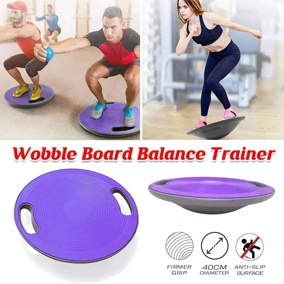 Training Balance Board Yoga Fitness Pedal for Home Sensory Coordination Exercise V528-YOGA-BALANCE-BOARD-118978