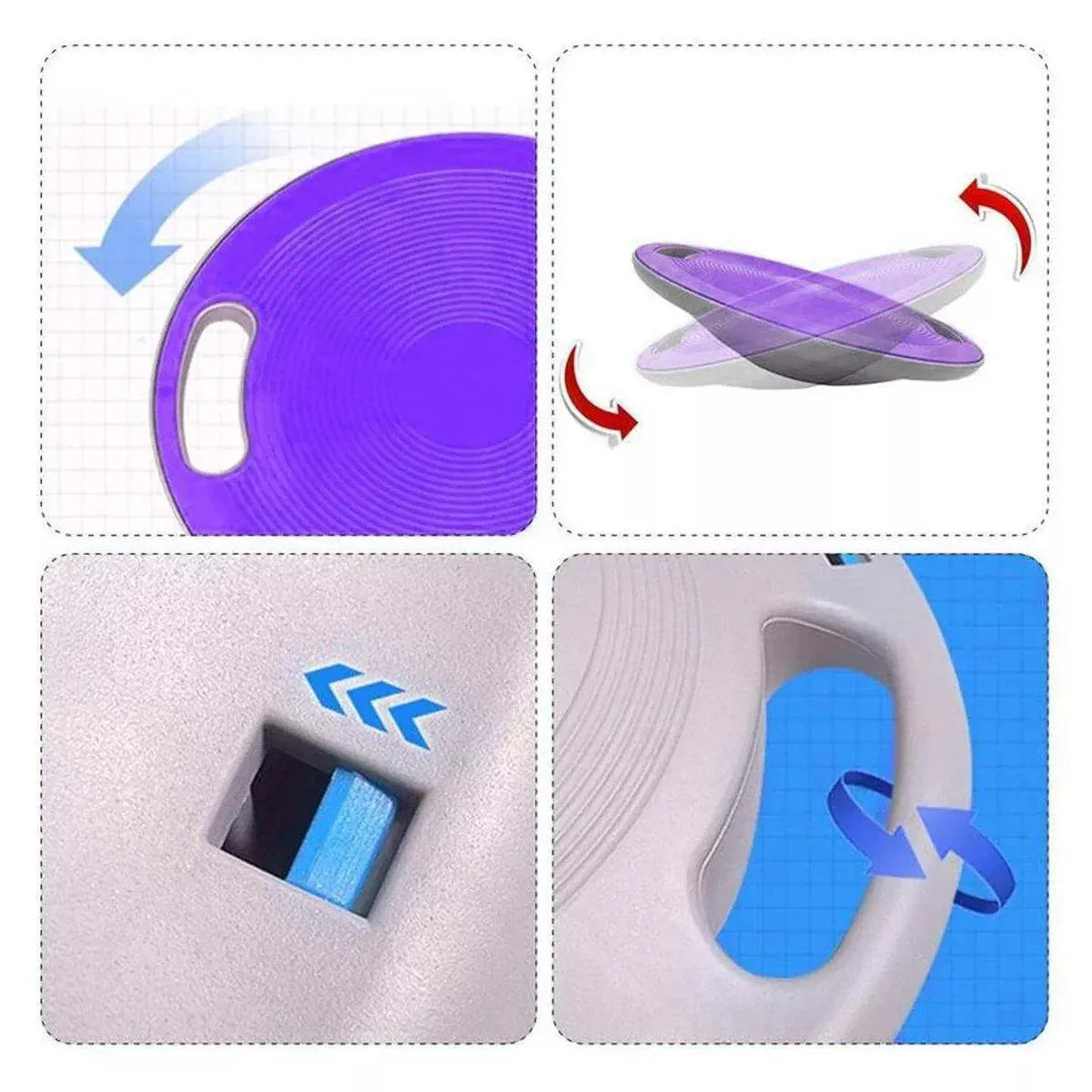 Training Balance Board Yoga Fitness Pedal for Home Sensory Coordination Exercise V528-YOGA-BALANCE-BOARD-118978