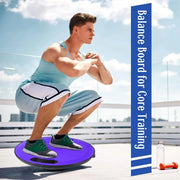 Training Balance Board Yoga Fitness Pedal for Home Sensory Coordination Exercise V528-YOGA-BALANCE-BOARD-118978