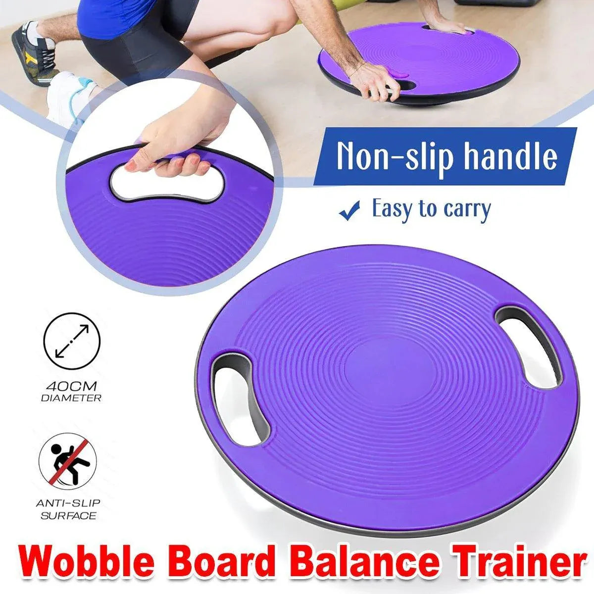 Training Balance Board Yoga Fitness Pedal for Home Sensory Coordination Exercise V528-YOGA-BALANCE-BOARD-118978