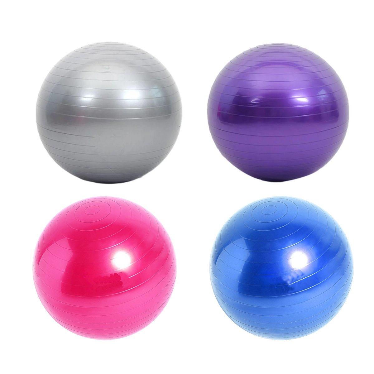 Explosion-Proof Thickened Inflatable Yoga Ball Massage Fitness Stability Ball - Grey - 75cm V528-YOGA-BALL-GREY-75-682991
