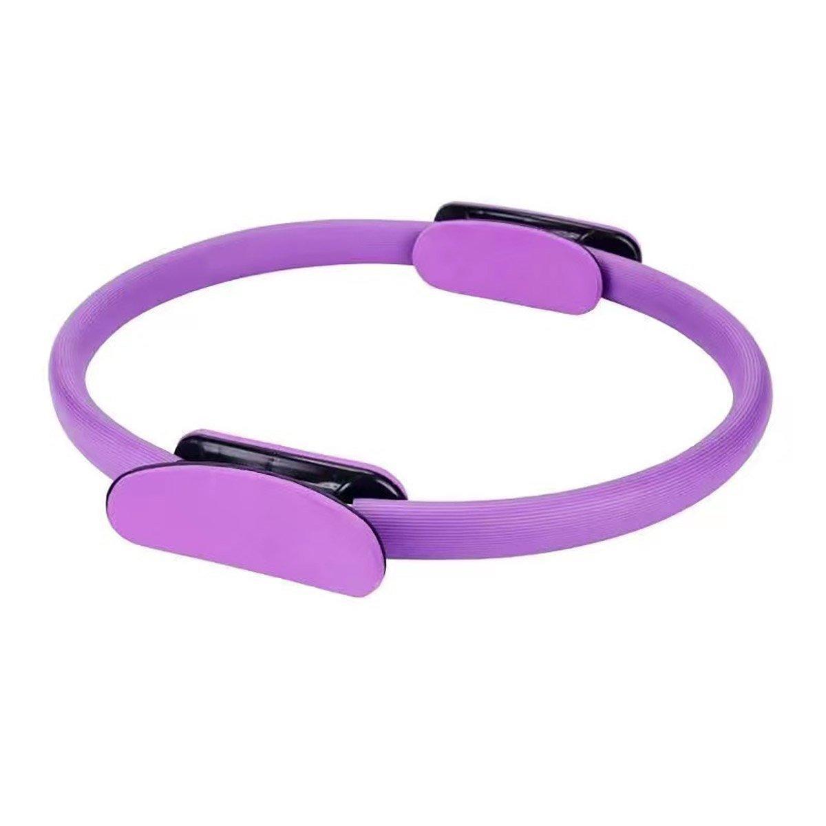 6 Colours Pilates Yoga Ring Magic Circle Fitness Equipment for Toning Slim Legs - Grey V528-YOGA-CIRCLE-GREY-288155