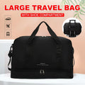 Yoga Fitness Bag Outdoor Sports Travel Bag Large Capacity Gym Luggage Bag V528-YOGA-MAT-BAG-BLACK-731562