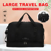 Yoga Fitness Bag Outdoor Sports Travel Bag Large Capacity Gym Luggage Bag V528-YOGA-MAT-BAG-BLACK-731562