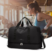 Yoga Fitness Bag Outdoor Sports Travel Bag Large Capacity Gym Luggage Bag V528-YOGA-MAT-BAG-BLACK-731562