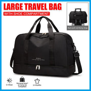 Yoga Fitness Bag Outdoor Sports Travel Bag Large Capacity Gym Luggage Bag V528-YOGA-MAT-BAG-BLACK-731562