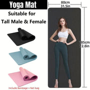 Yoga Mat Dance Mat Sports and Fitness Jump Rope Mat for Men and Women Exercise - Blue V528-YOGA-MAT-BLUE-818064