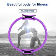 6 Colours Pilates Yoga Ring Magic Circle Fitness Equipment for Toning Slim Legs - Blue V528-YOGA-RING-BLUE-173519