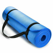 15mm Thick Yoga Mat Pad NBR Nonslip Exercise Fitness Pilate Gym Durable - Black V528-YOGAMAT-BLACK-15MM-313810