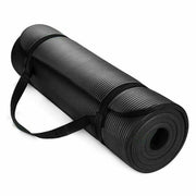 15mm Thick Yoga Mat Pad NBR Nonslip Exercise Fitness Pilate Gym Durable - Black V528-YOGAMAT-BLACK-15MM-313810