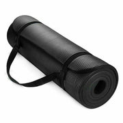 20MM Thick Yoga Mat Pad NBR Nonslip Exercise Fitness Pilate Gym Durable - Black V528-YOGAMAT-BLACK-20MM-769761