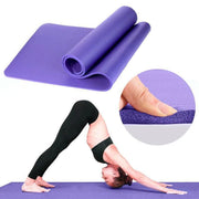 20MM Thick Yoga Mat Pad NBR Nonslip Exercise Fitness Pilate Gym Durable - Black V528-YOGAMAT-BLACK-20MM-769761