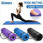 15mm Thick Yoga Mat Pad NBR Nonslip Exercise Fitness Pilate Gym Durable - Purple V528-YOGAMAT-PURPLE-15MM-960648