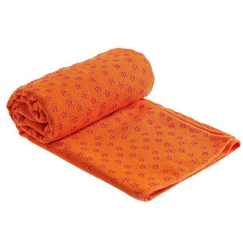 Non Slip Yoga Towel Mat Microfiber Fitness Gym Exercise Blanket with Carry Bag - Green V528-YOGANON-SLIPMAT-GREEN-28927
