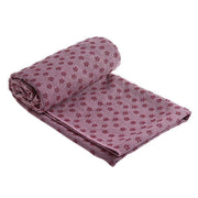 Non Slip Yoga Towel Mat Microfiber Fitness Gym Exercise Blanket with Carry Bag - Orange V528-YOGANON-SLIPMAT-ORANGE-28772