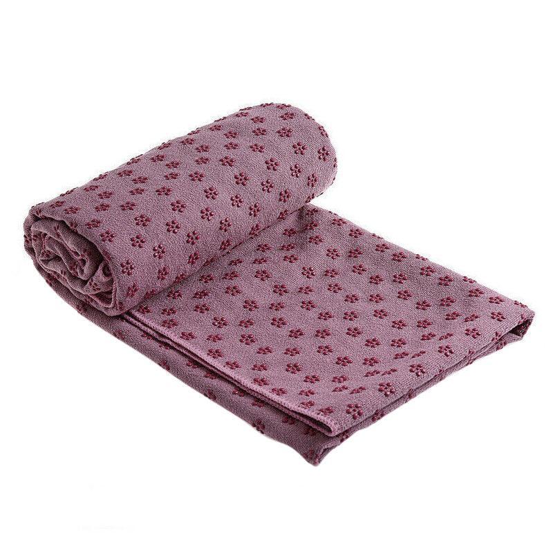 Non Slip Yoga Towel Mat Microfiber Fitness Gym Exercise Blanket with Carry Bag - Orange V528-YOGANON-SLIPMAT-ORANGE-28772