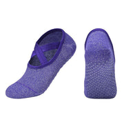 Yoga Socks Non Slip Pilates Ballet Grip Socks for Women Gym Fitness - Grey V528-YOGASOCKS-GRAY-598876