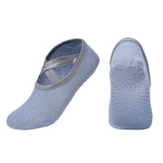 Yoga Socks Non Slip Pilates Ballet Grip Socks for Women Gym Fitness - Grey V528-YOGASOCKS-GRAY-598876