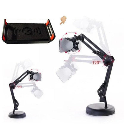 360 Rotating Phone Desk Stand Holder Tabletop Lazy For Iphone Samsung Au V528-YUANDIZHUOMIANZHIJIA-251098