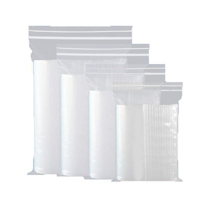 100X Bulk Clear Resealable PE Plastic Zip Bags - 22*32cm 100PCS V528-ZIP-LOCK-80UM-2210
