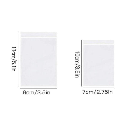 100X Bulk Clear Resealable PE Plastic Zip Bags - 4*6cm - 1PC Sample Only V528-ZIP-LOCK-80UM4X61PC
