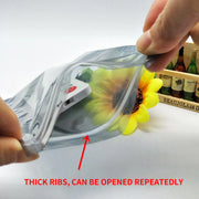 Plastic Self Sealing Bags 100PCS Anti Static Semi Transparent Resealable - 6x9cm