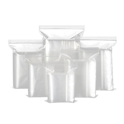 10/100PCS Thick Resealable Ziplock Bags in 12 Sizes Zip Lock Plastic Bags - 5x7cm-100pcs V528-ZIPLOCKPLASTICBAGS5102