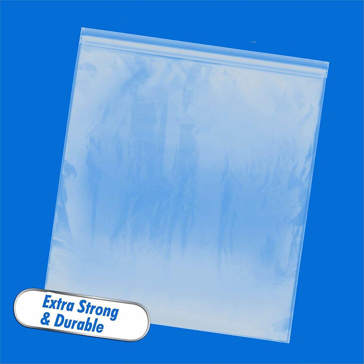 10/100PCS Thick Resealable Ziplock Bags in 12 Sizes Zip Lock Plastic Bags - 5x7cm-100pcs V528-ZIPLOCKPLASTICBAGS5102