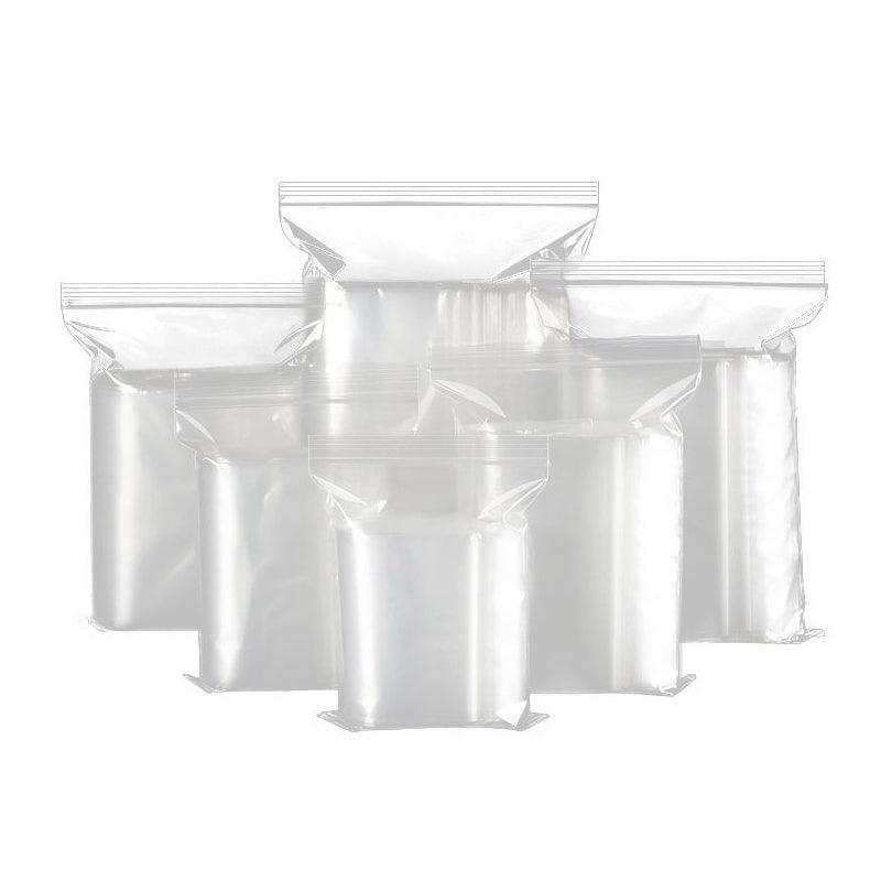 10/100PCS Thick Resealable Ziplock Bags in 12 Sizes Zip Lock Plastic Bags - 6x8cm-100pcs V528-ZIPLOCKPLASTICBAGS6102